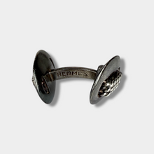 Hermes Silver Cufflinks