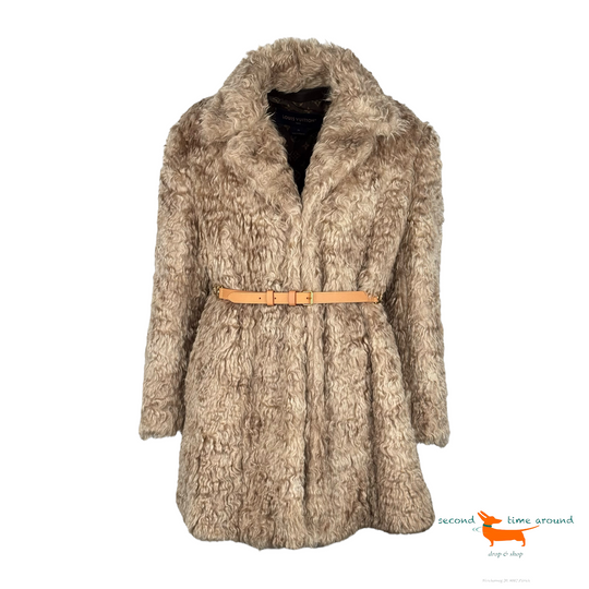 Louis Vuitton Oversized Faux Fur Coat