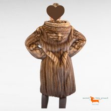 Jil Sander Hooded Sable Coat