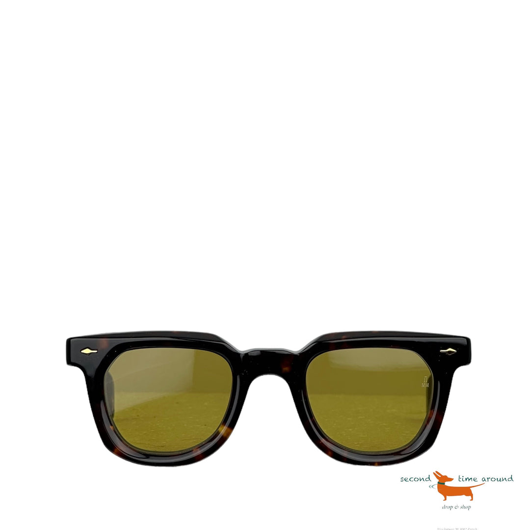 Jacques Marie Mage Vendome Patterned Square  Sunglasses