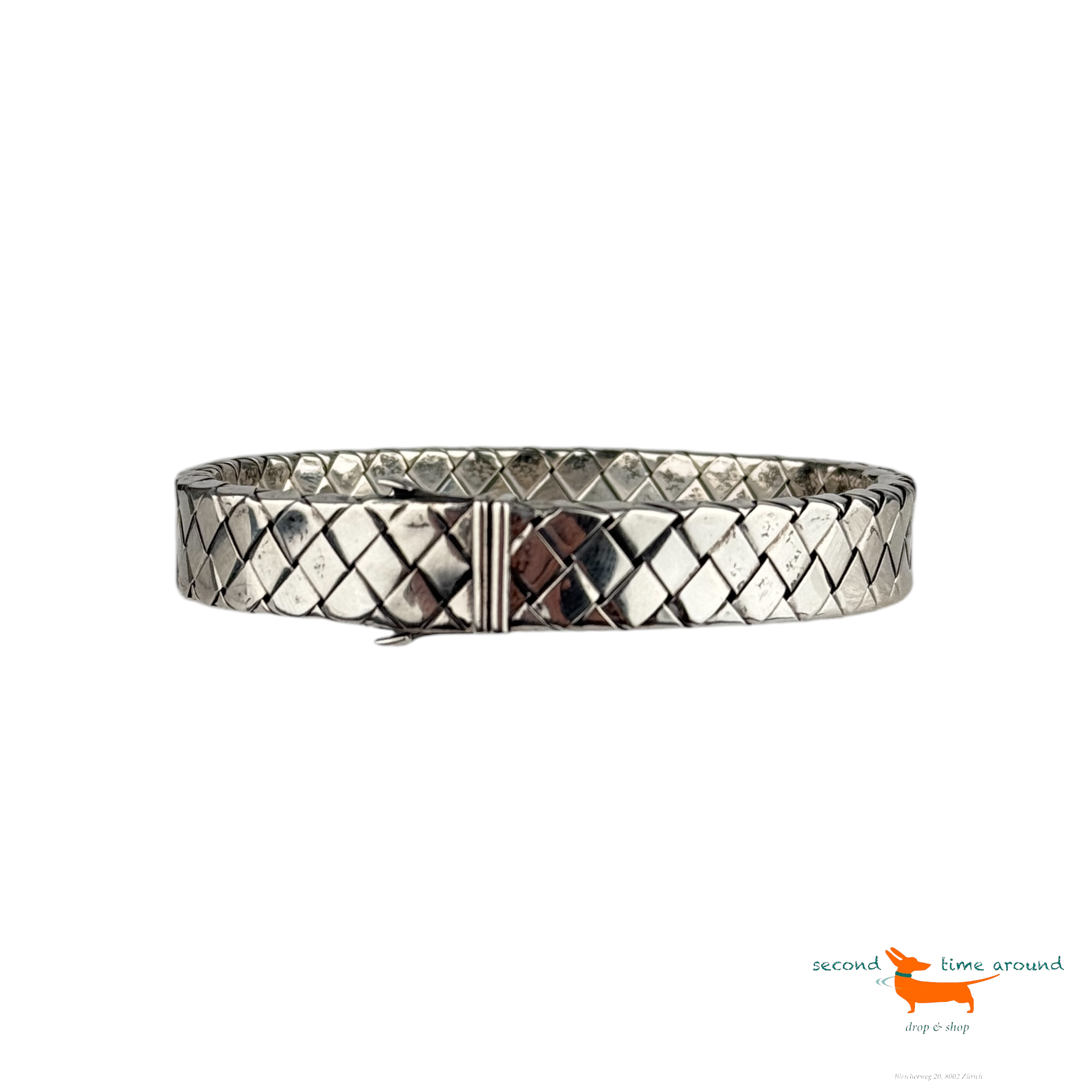 Bottega Veneta Silver Bracelet
