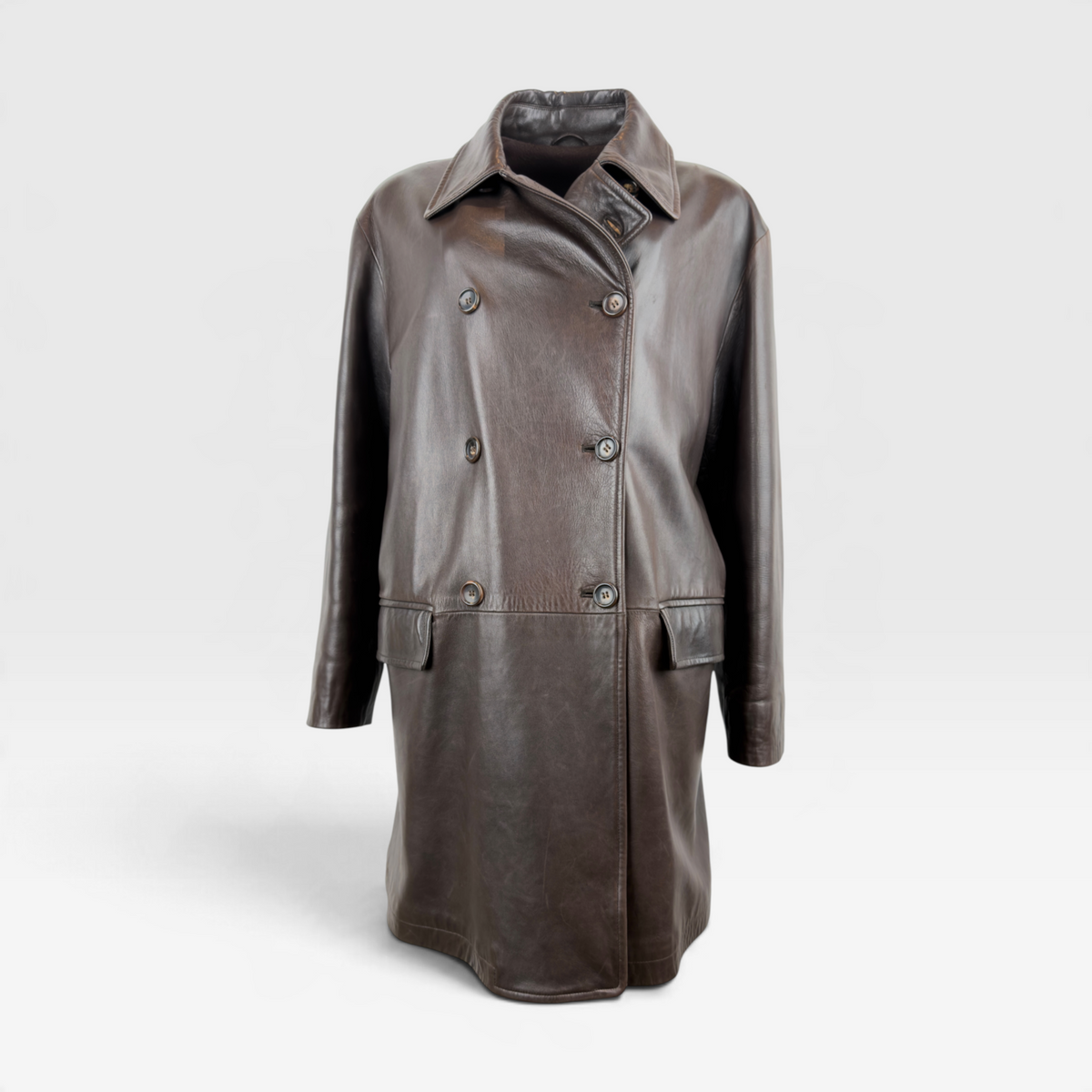 Jil Sander Leather Coat