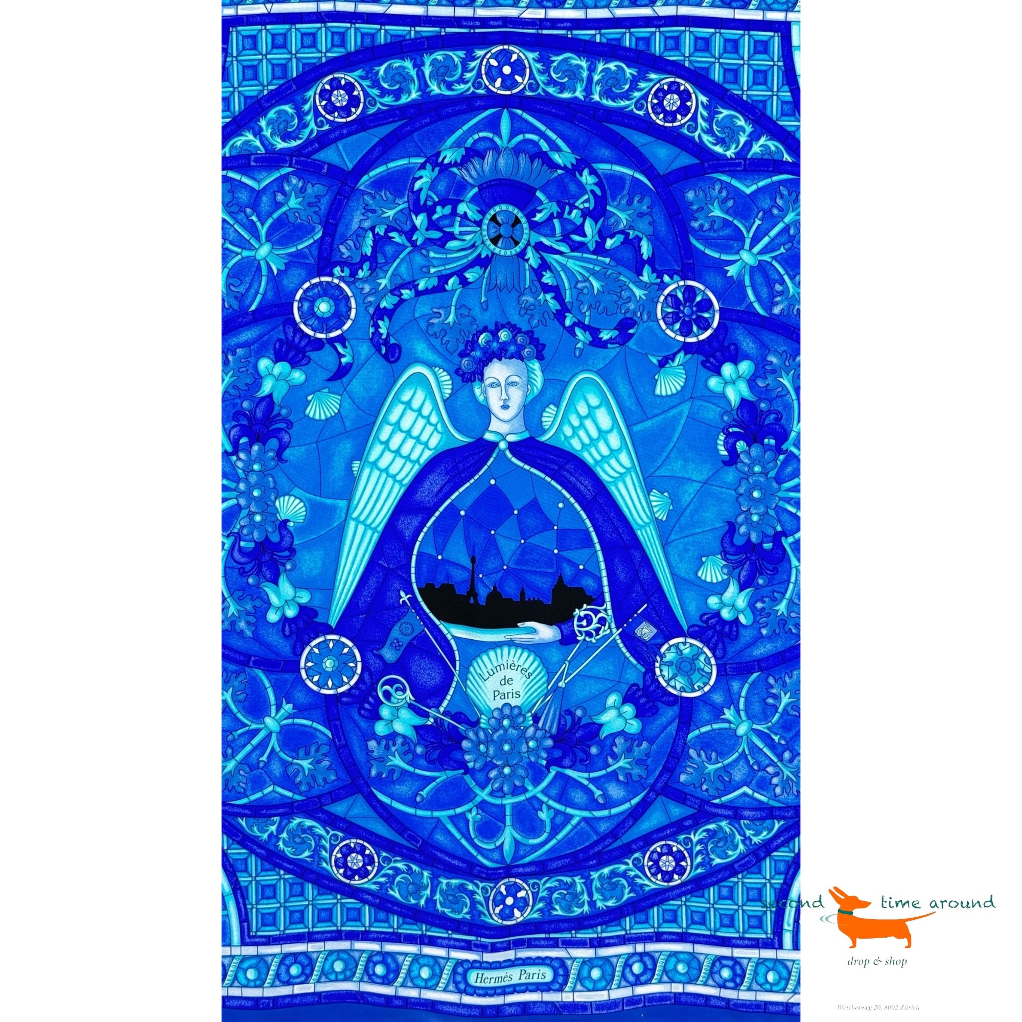 Hermes Lumière de Paris Scarf by Natsuno Hidaka