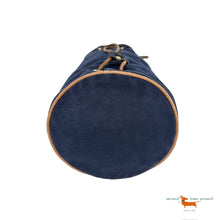 Hermes Blue Matelot Tote Bag in  Cotton and Leather