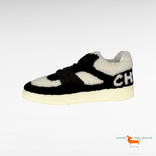 Chanel Shearling Sneaker
