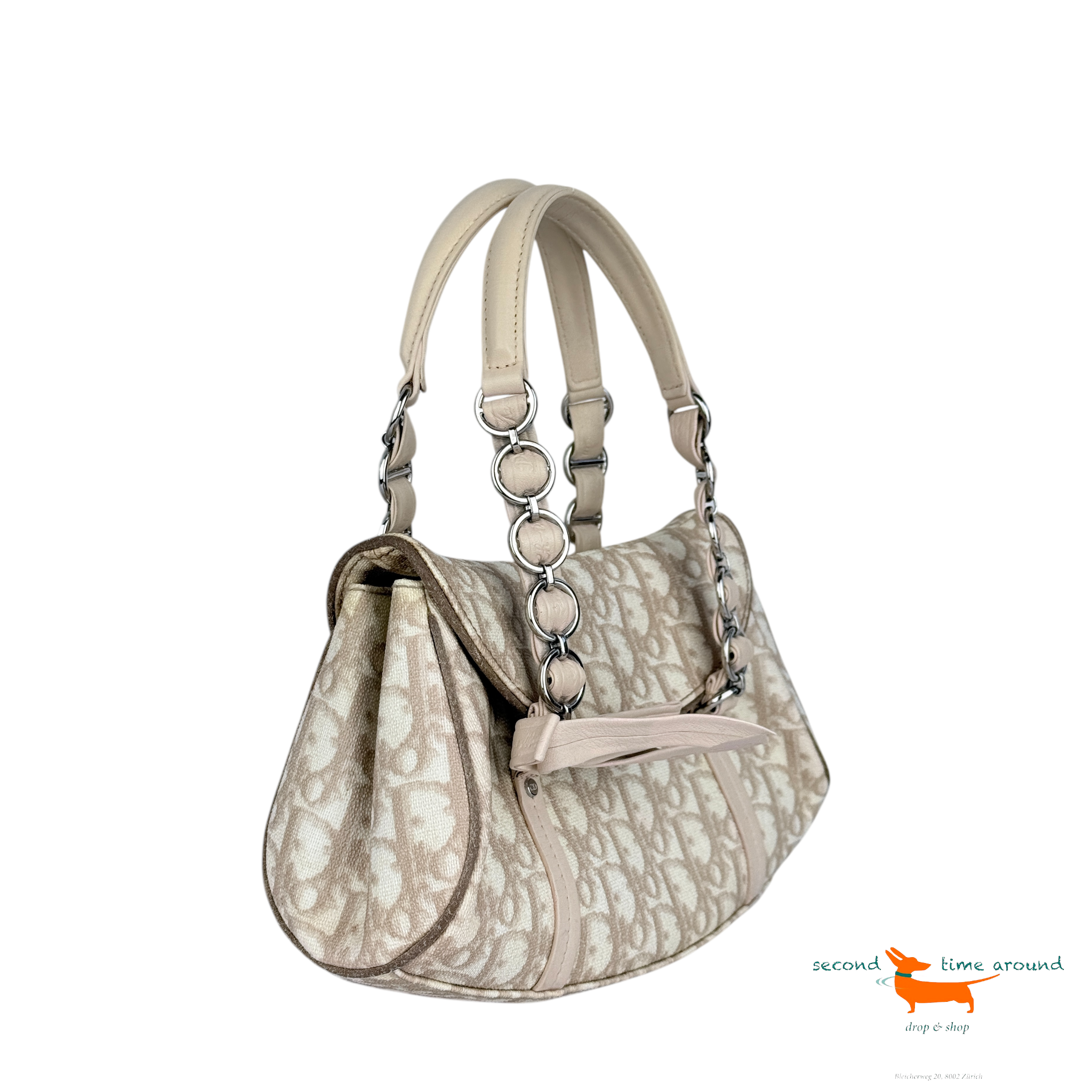 Christian Dior Trotter Romantic Tote Bag in Beige
