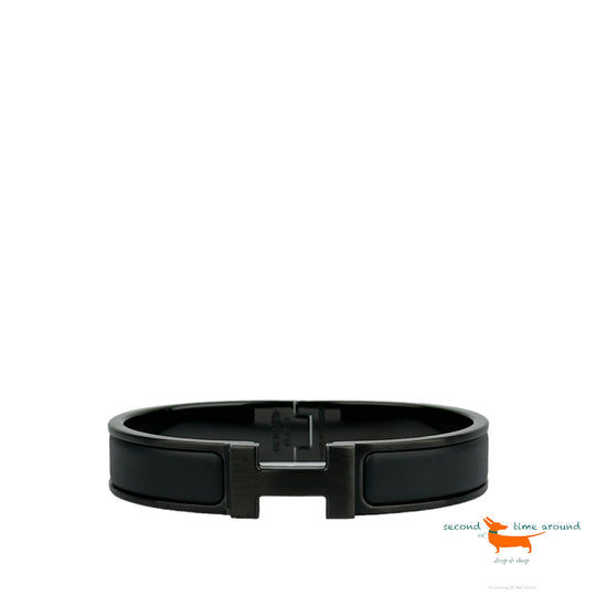 Hermes Clic H Black Bracelet