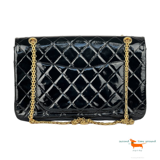 Chanel 2.55 Classic Double Flap Patent Leather Bag