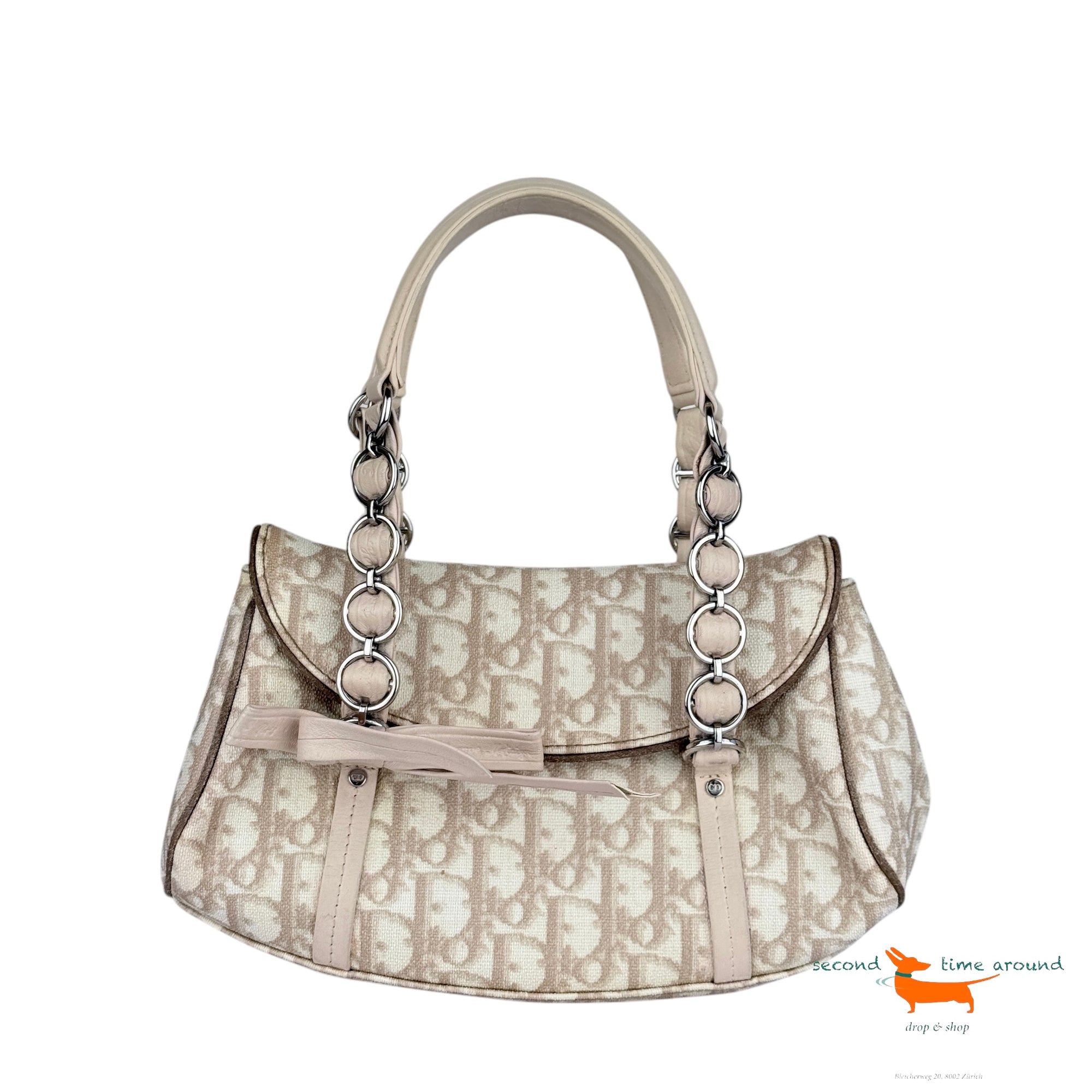 Christian Dior Trotter Romantic Tote Bag in Beige