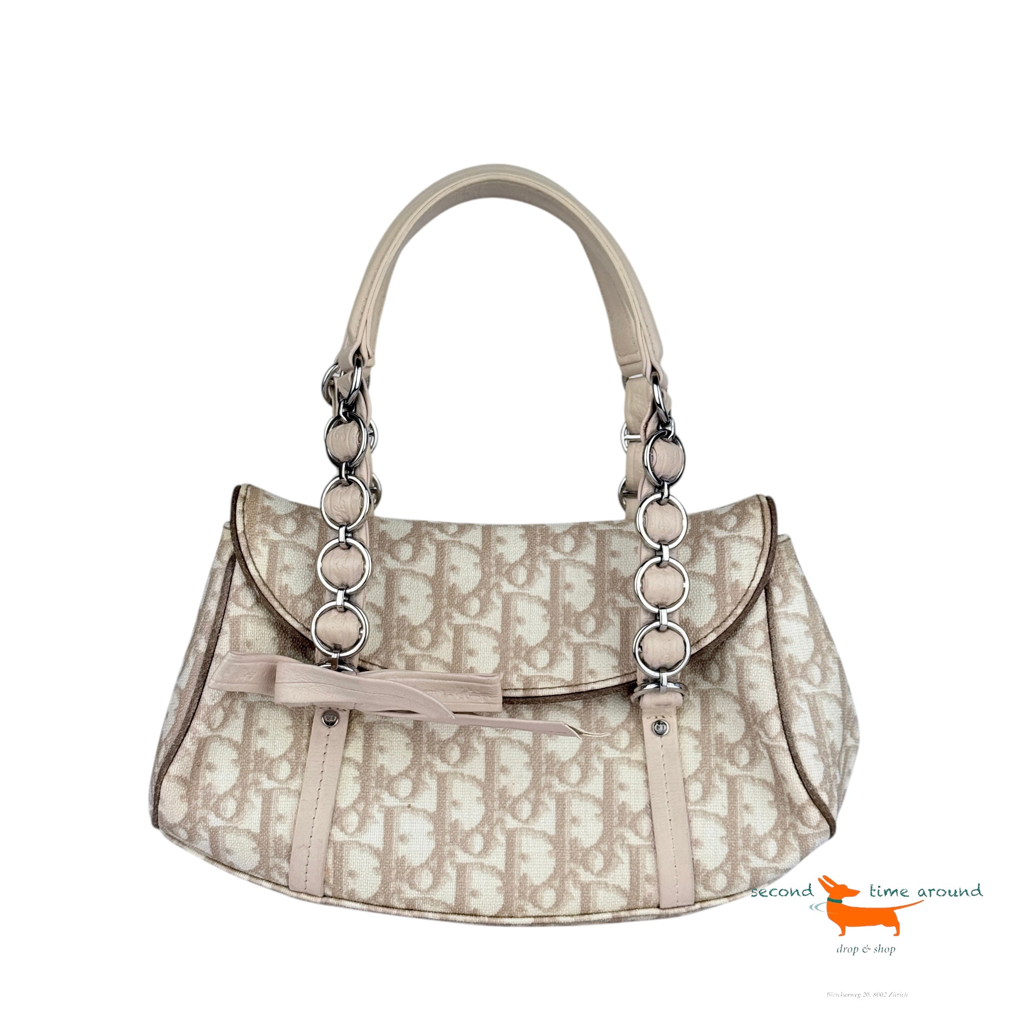 Christian Dior Trotter Romantic Tote Bag in Beige