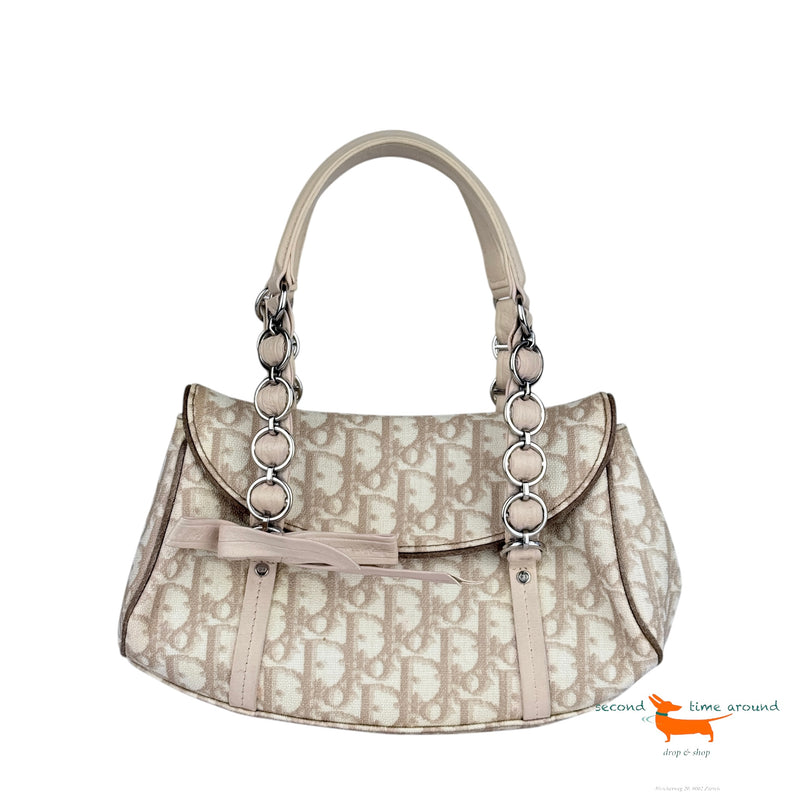 Christian Dior Trotter Romantic Tote Bag in Beige