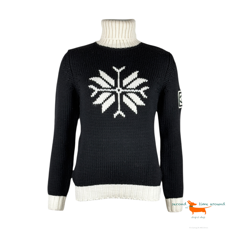 Chanel & Karl Lagerfeld 2008 Snowflake Intarsia Sweater