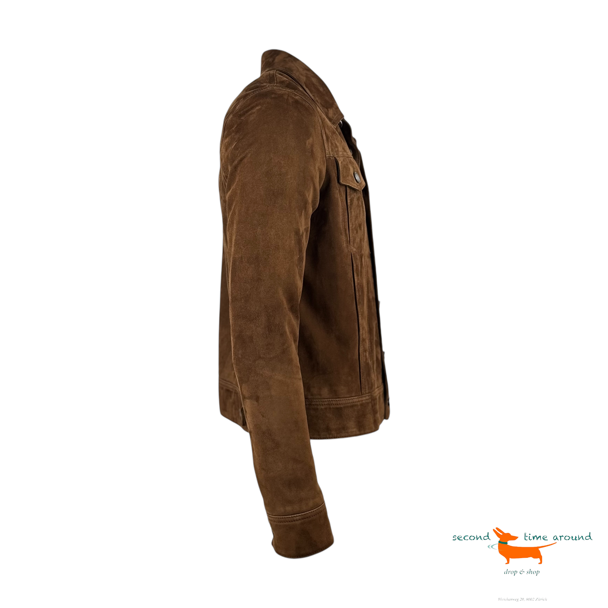 Saint Laurent Suede Leather Jacket