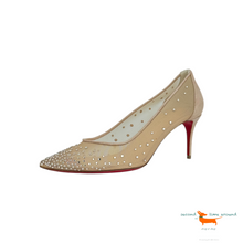 Christian Louboutin Follies Strass Sling Pumps