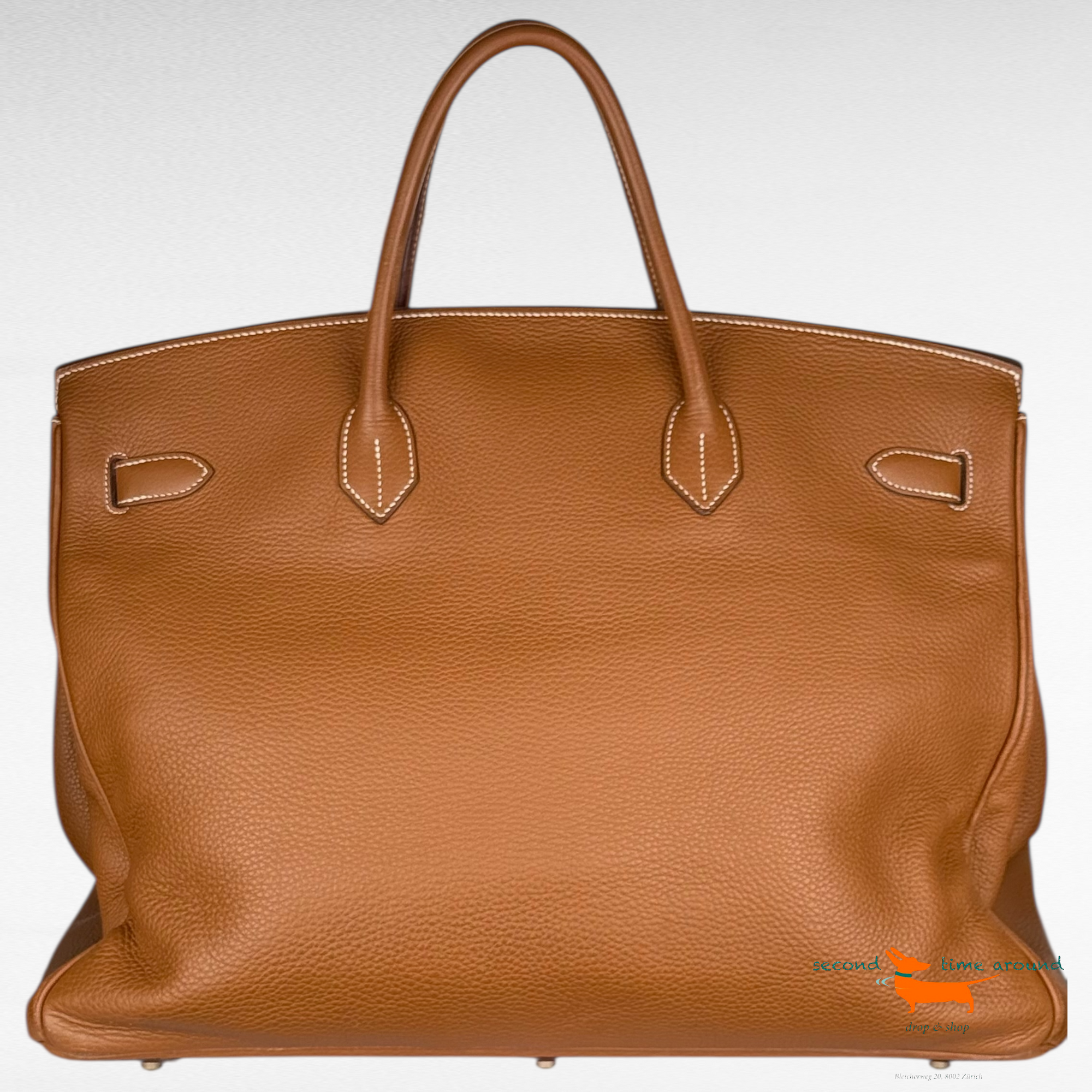 Birkin Birkin 50 Gold Bullcalf Skin Bag