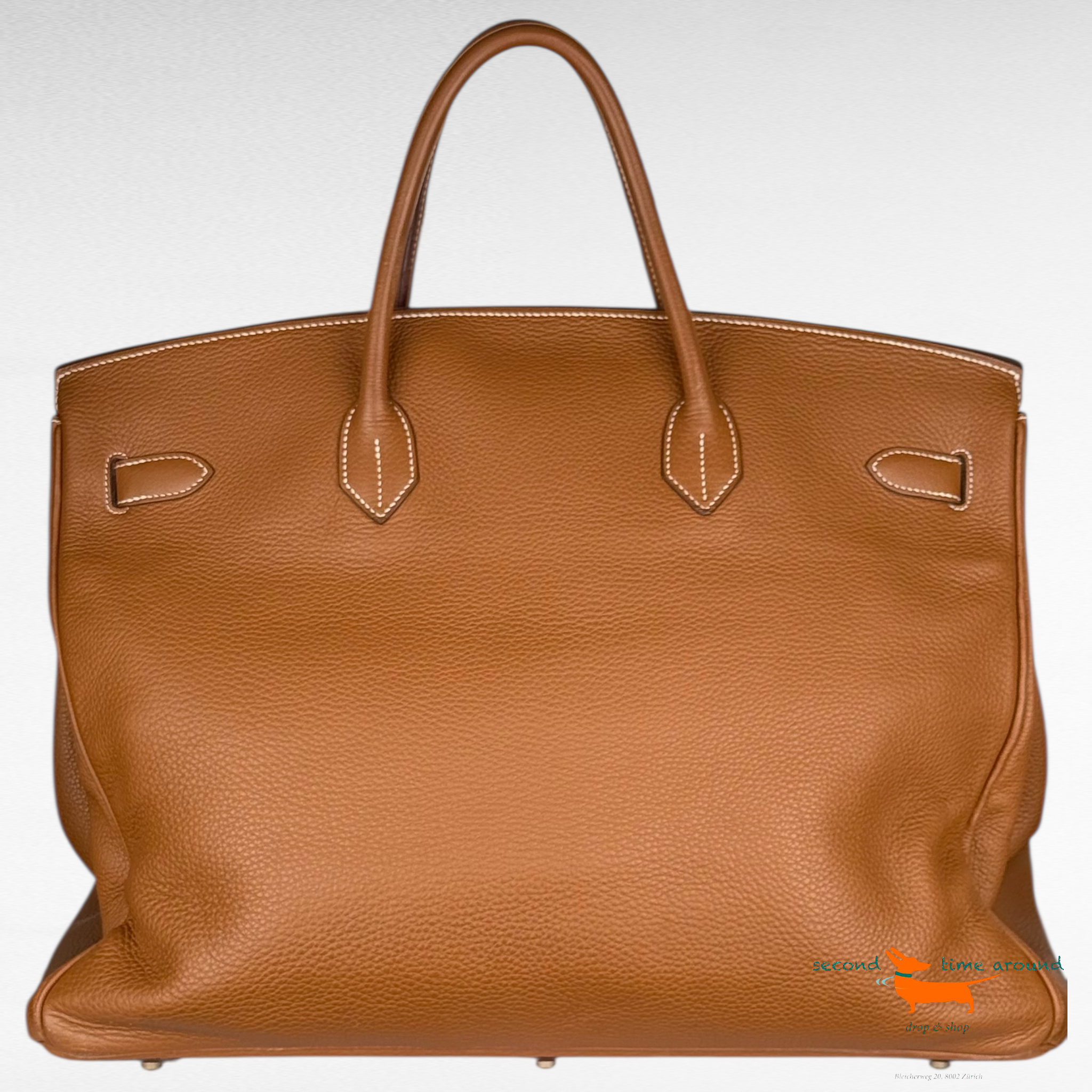 Birkin Birkin 50 Gold Bullcalf Skin Bag