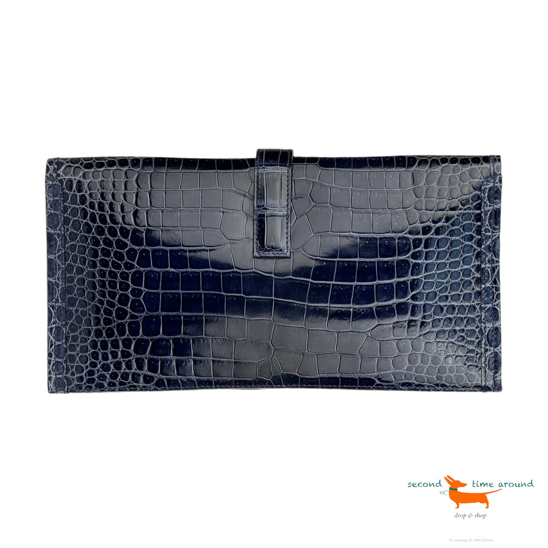 Hermès Jige 29 Crocodile Clutch