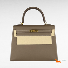 Hermes Kelly II Sellier 25 Veau Epsom 18 Etoupe Bag