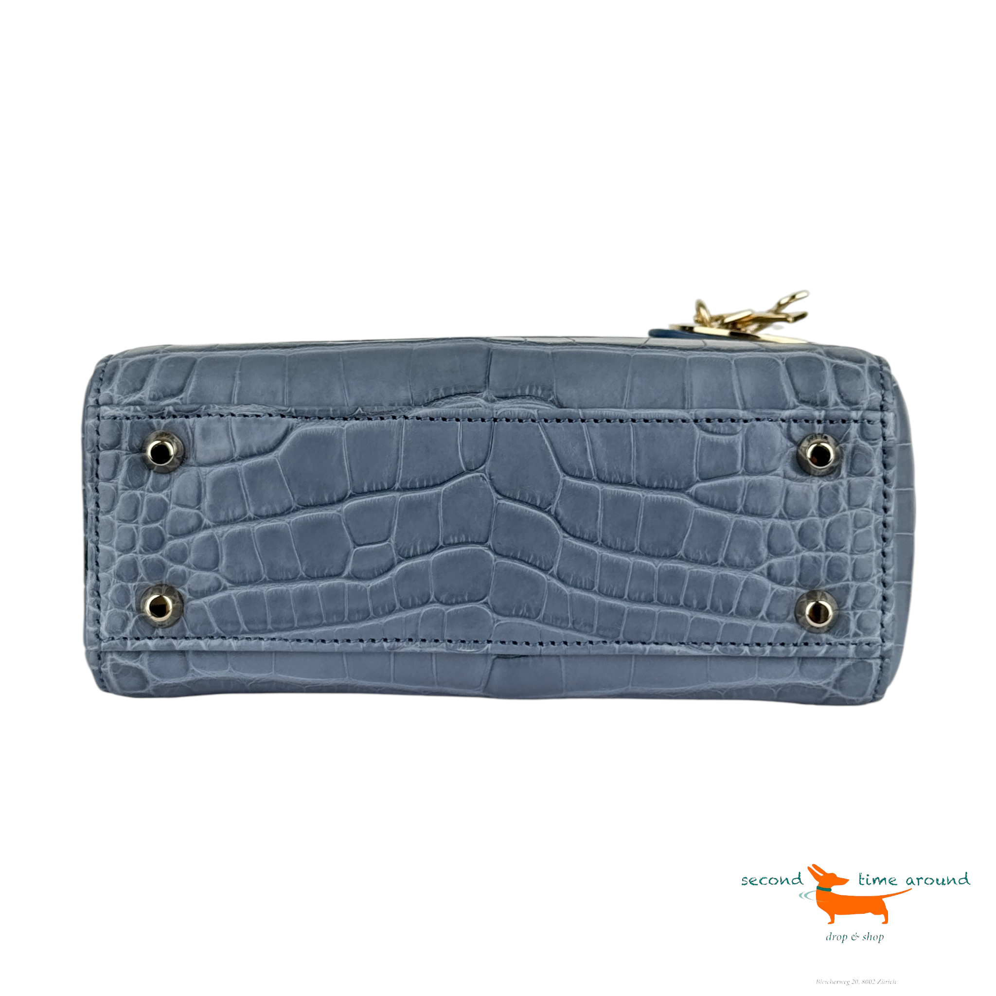 Christian Dior Lady Dior Crocodile Bag