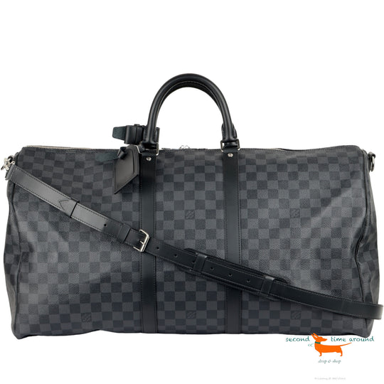 Louis Vuitton Keepall 55 BA.D.Grap Bag