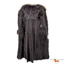 Entre Deux Lambskin  Coat  with Fox