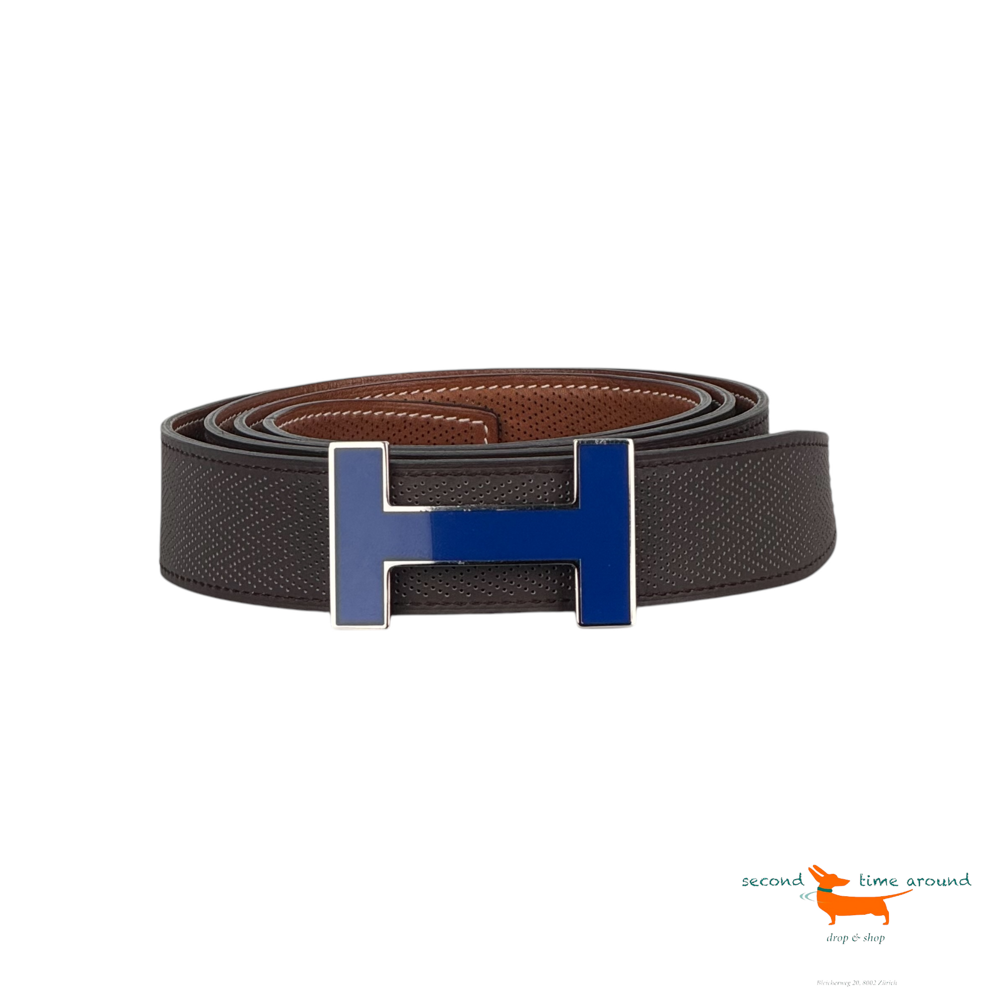 Hermes Buckel with Reversible Belt