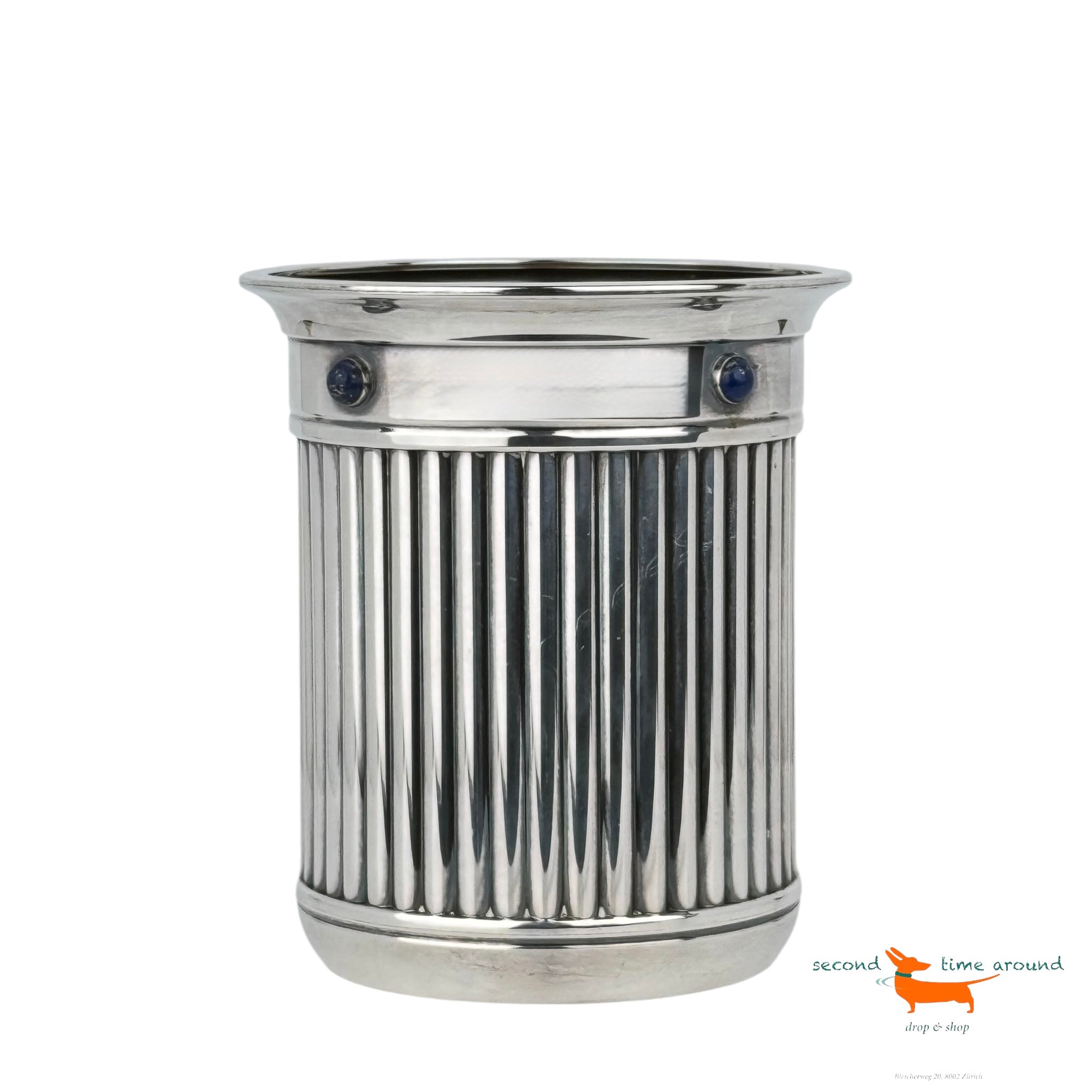 Stunning 20thC French Silver Plated Wine Cooler CARTIER с.1990