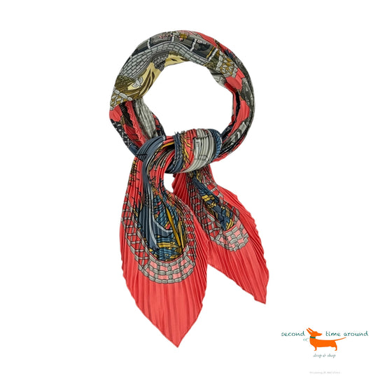 Hermès Trésor Royal Du Benin Pleated Scarf