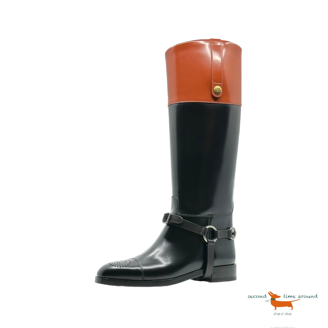 Gucci Horsebit knee-high boots