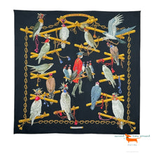 Hermes Les Oiseaux Du Roy Scarf by Caty Latham
