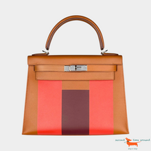Hermes Kelly II Sellier 28 Lettre H Epsom Gold Bag