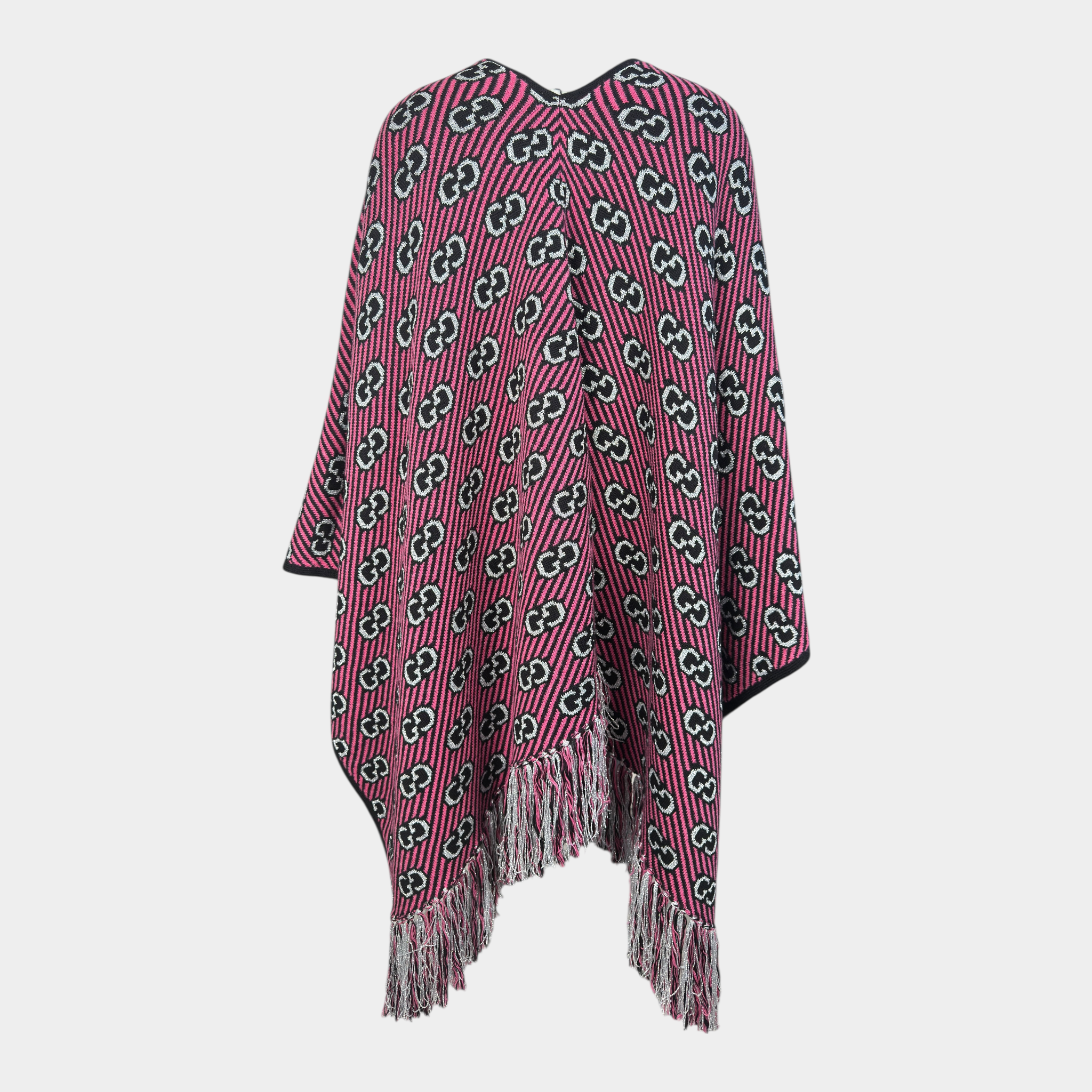 Gucci GG Jacquard Poncho