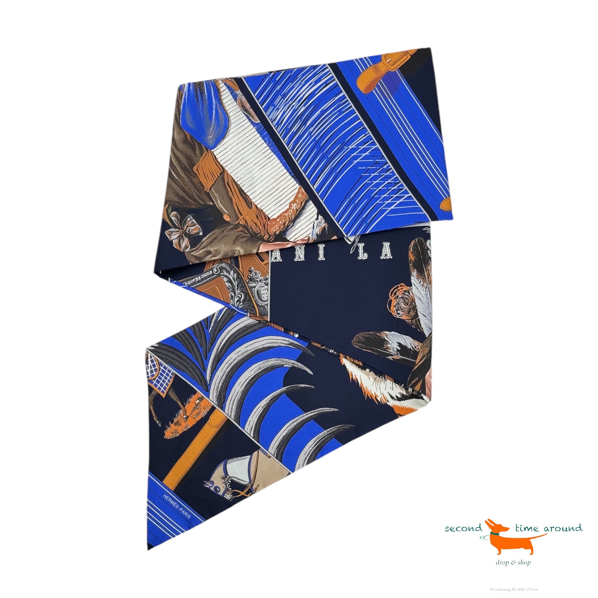 Hermes Silk Maxi Twilly