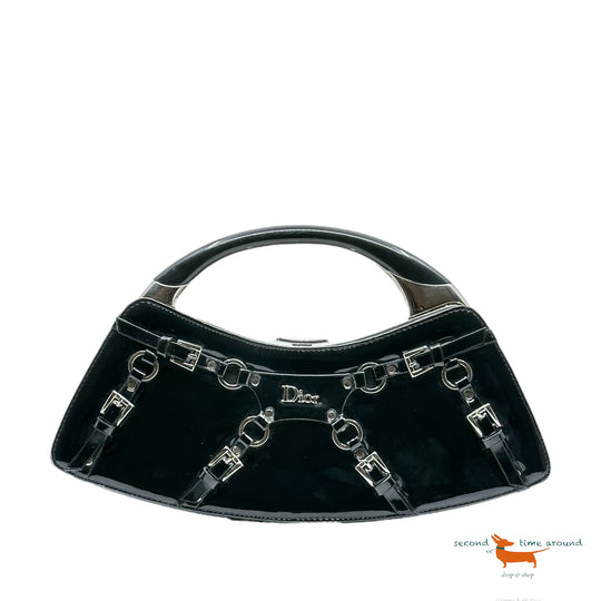 Christian Dior Bondage Leather Baguette Bag