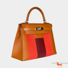 Hermes Kelly II Sellier 28 Lettre H Epsom Gold Bag