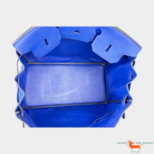 Hermes Birkin Clémence Blue 35 Bag