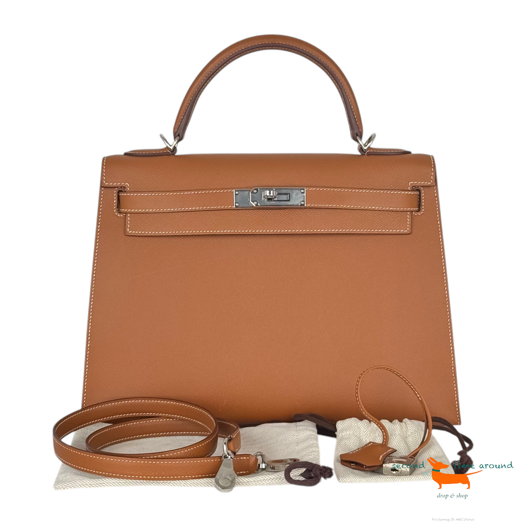 Hermes Kelly II Sellier 32 Veau Epsom Bag