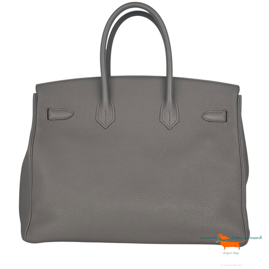 Hermès Birkin 35 Gris Etain Bag