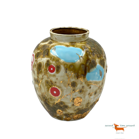 Coralla Maiuri Contemporary Ceramic Hand Painted Vase