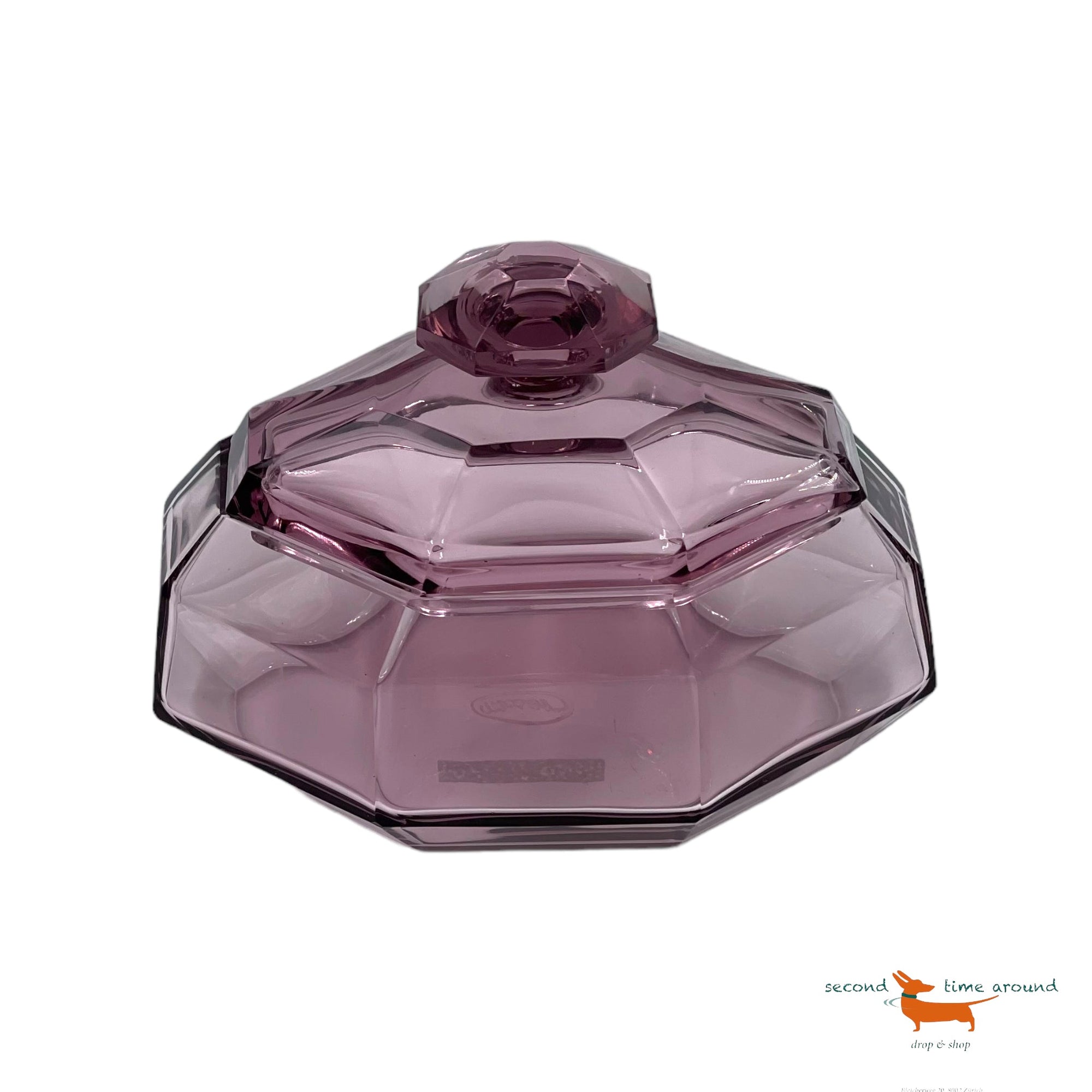 Moser 3 Perfume Bottles and Bowl