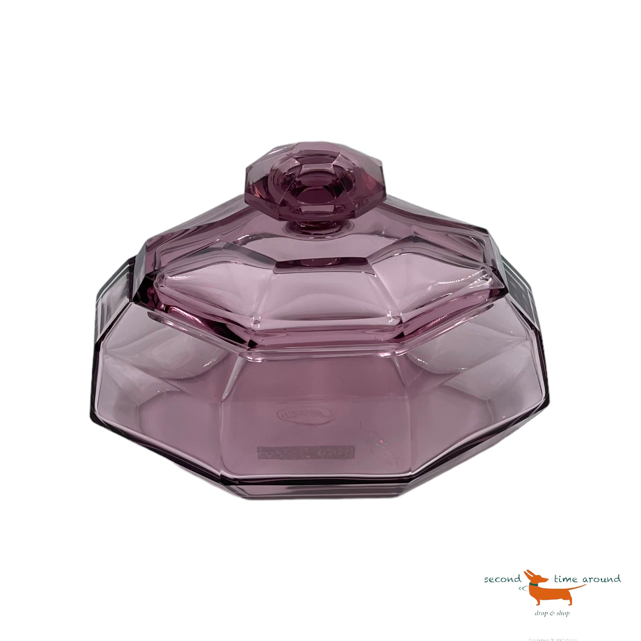 Moser 3 Perfume Bottles and Bowl