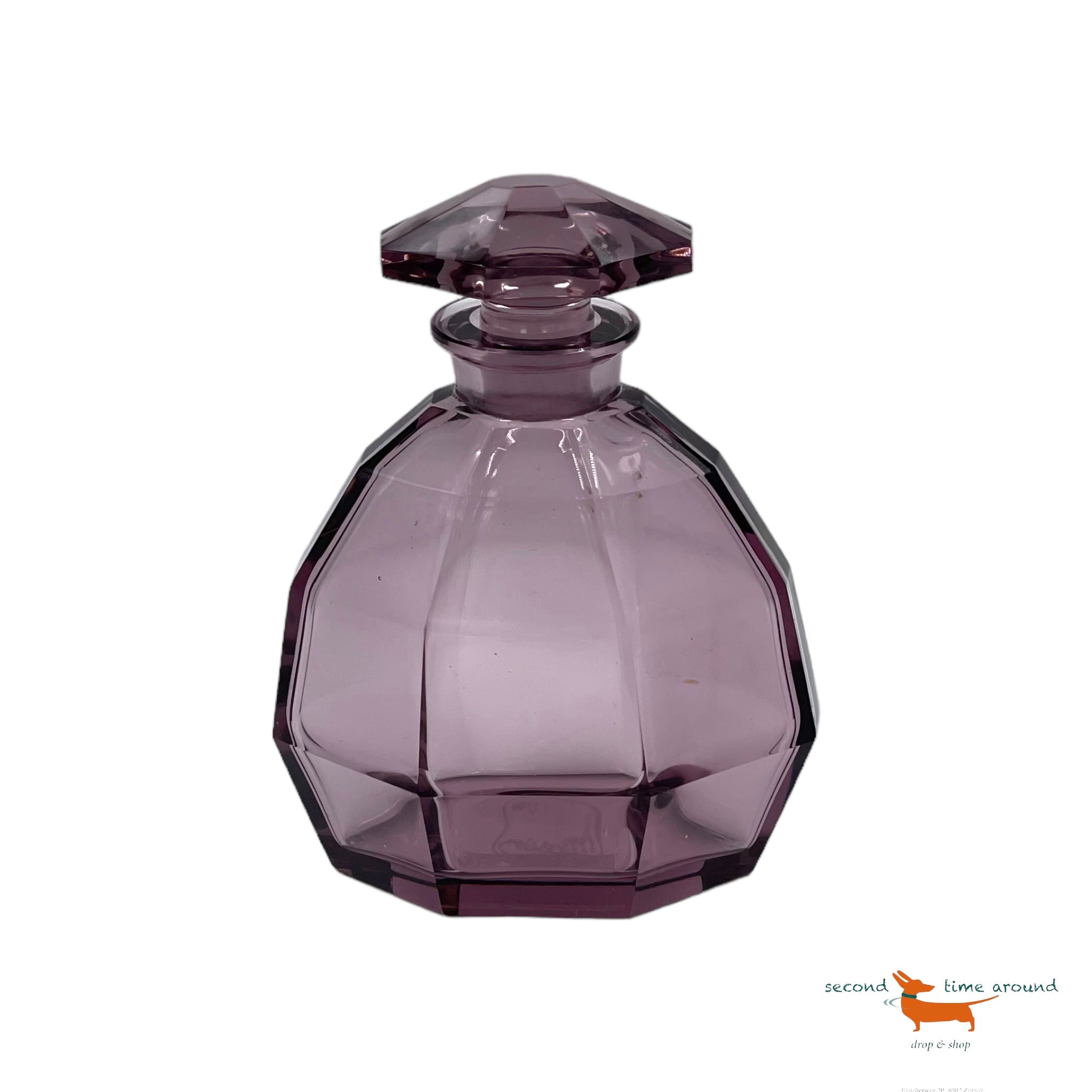 Moser 3 Perfume Bottles and Bowl