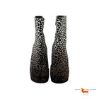 Gucci Leopard Pony Hair Platform Ankle Heel Boots