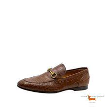 Gucci Jordaan Crocodile Loafer