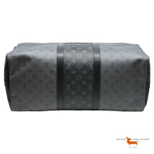 Louis Vuitton Keepall Bandouliere 50 Monogram Eclipse Black Boston Bag