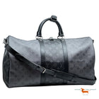 Louis Vuitton Keepall Bandouliere 50 Monogram Eclipse Black Boston Bag