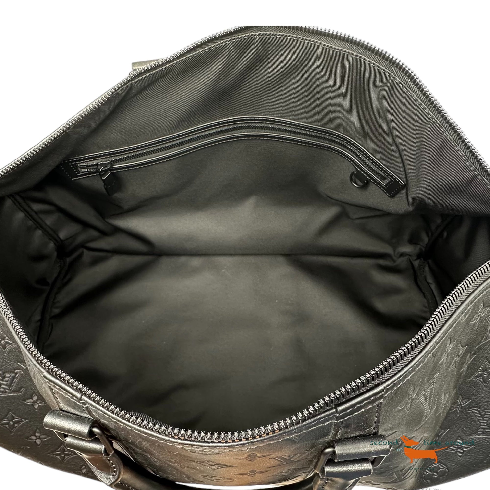 Louis Vuitton Monogram Shadow Keepall Bandouliere 50 Bag