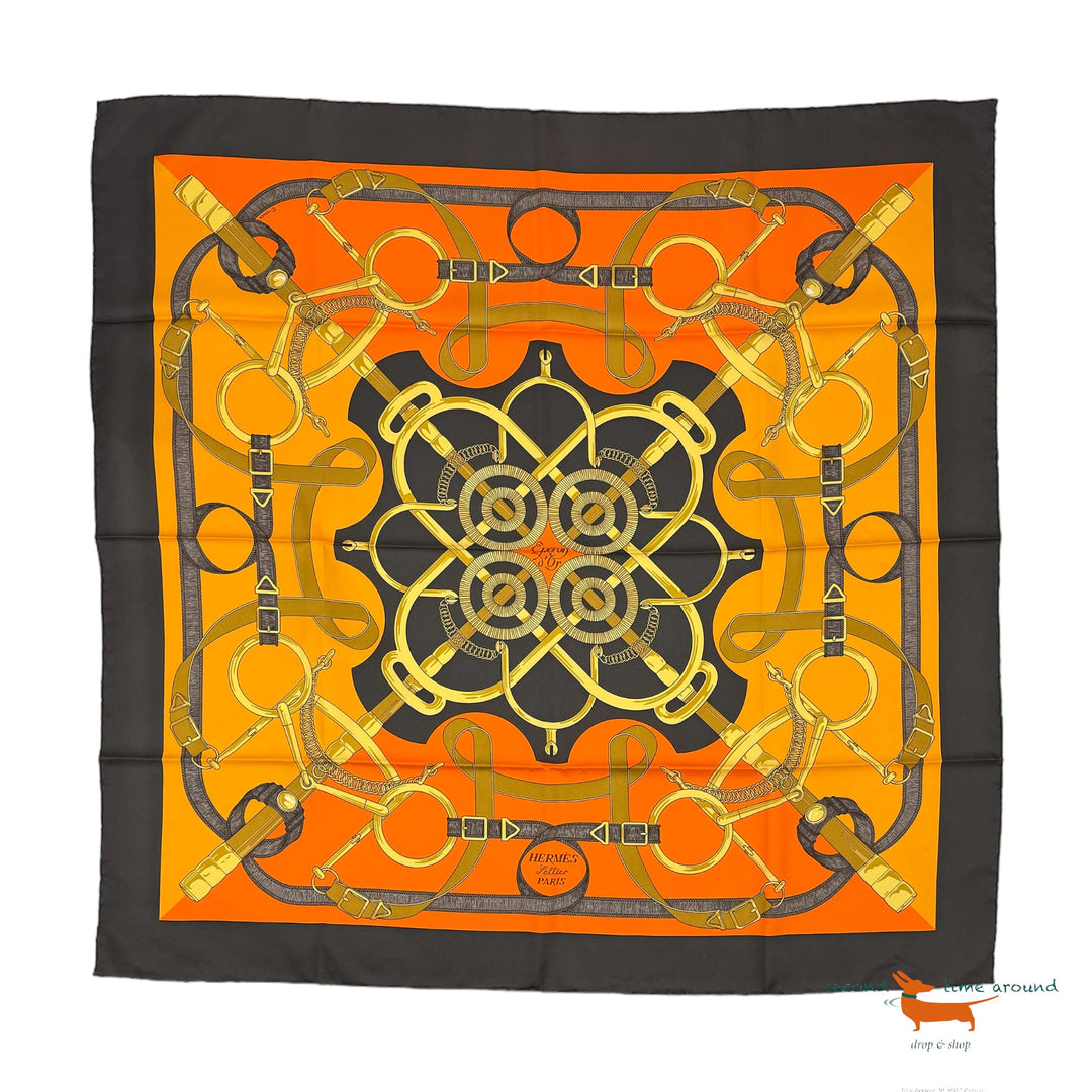 Hermes Silk Scarf Eperon D‘or