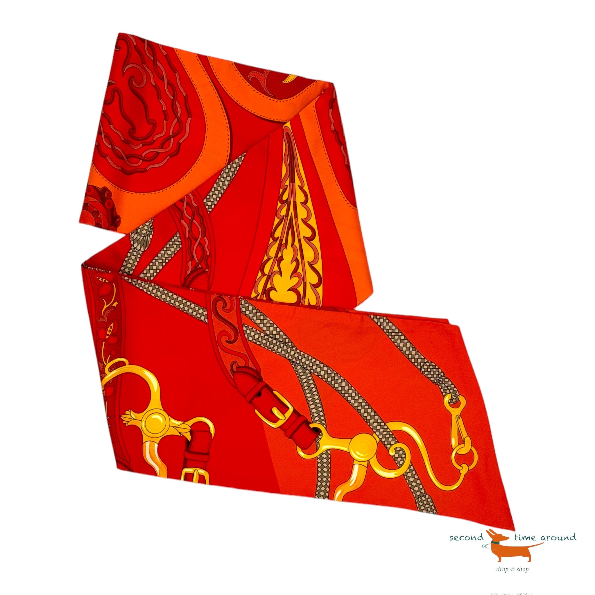 Hermes Silk Maxi Twilly