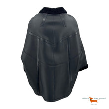 Saint Laurent Coccoon Shearling Cape